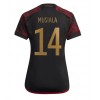 Damen Fußballbekleidung Deutschland Jamal Musiala #14 Auswärtstrikot WM 2022 Kurzarm